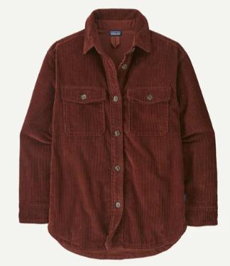 Womens Corduroy Overshirt Jacket