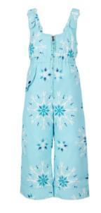 Girls Snoverall Print Bib Pant