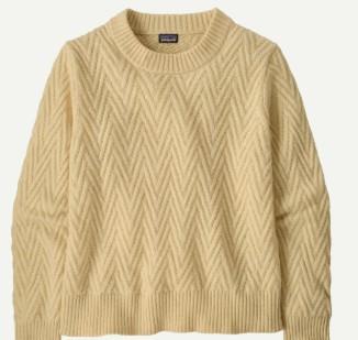 Womens Recycled Wool Crewneck Sweater