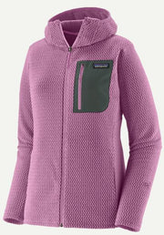 Womens R1 Air Fleece FullZip Hoody