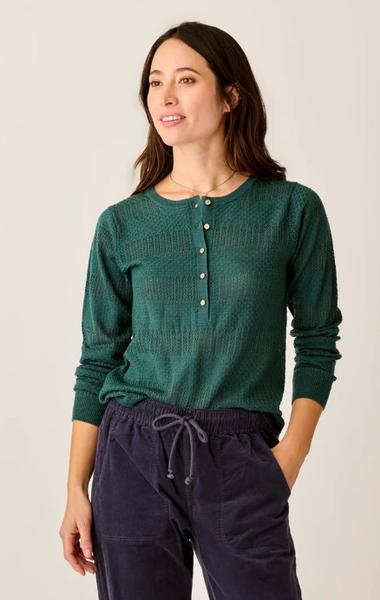 Womens Amara Pointelle Sweater