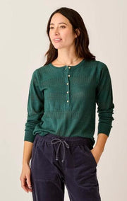 Womens Amara Pointelle Sweater