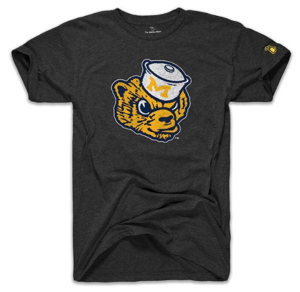 UM Wolverbear Throwback TShirt