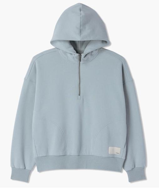 Womens Restore Over Sized Half Zip Hoodie