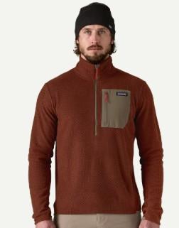 Mens R1 Air Fleece ZipNeck