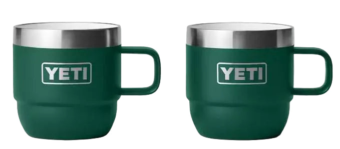 Rambler 6 oz Stackable Mug w/ Durasip Ceramic Lining 2 pack