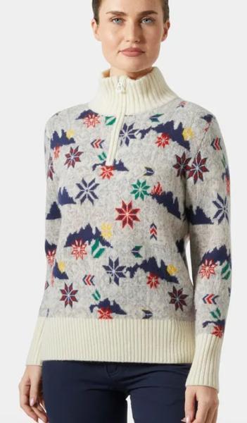 Womens Arctic Ocean Iceland Wool Knit Sweater