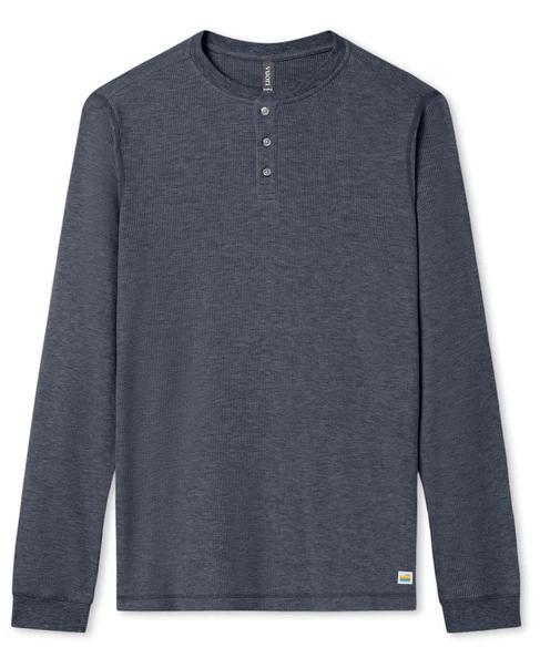 Mens Waffle Henley