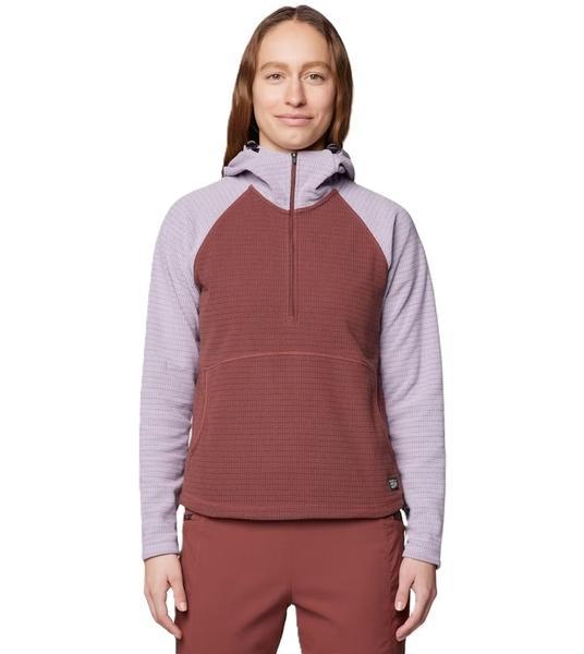 Womens Summit Grid Half Zip Hoody