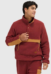 Men's Caldera Sherpa Fleece Pullover 1/2 Snap