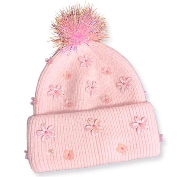 Pink Cashmere Beanie