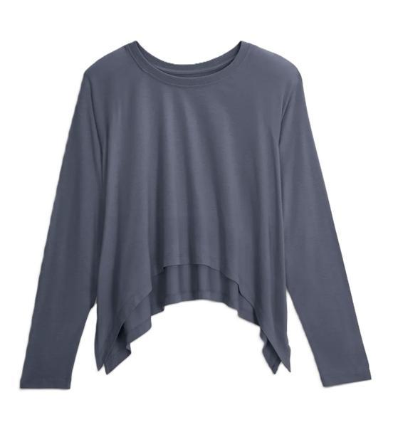 Women's Bamboo Lightweight Cropped Long Sleeve - Bill & Paul's