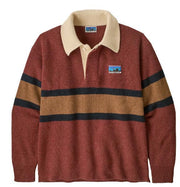 Men's Recycled Wool-Blend Rugby Sweater