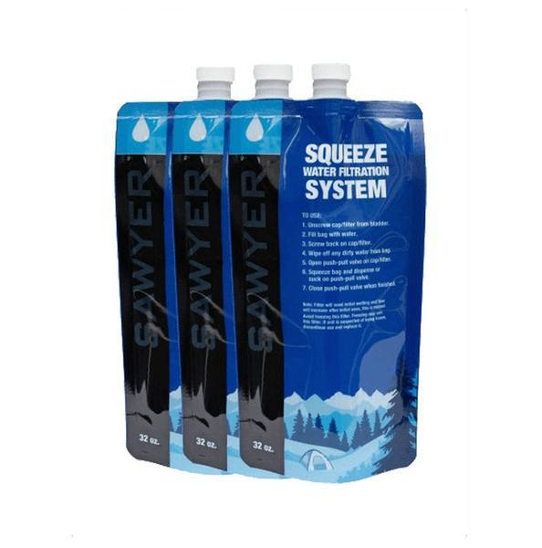 32oz. Squeeze pouches 3pack