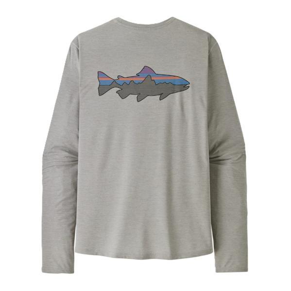 Men's Long Sleeved Capilene Cool Sun Shirt  Fitz Roy Trout