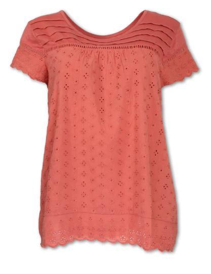 Women's Eyelet Tee Shirt