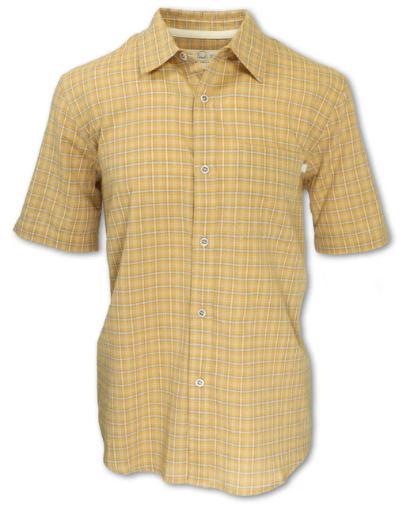 Men's Short Sleeve Plaid Shirt