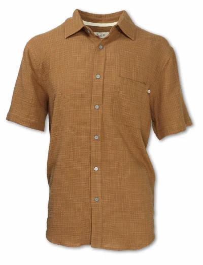 Men's Short Sleeve Seersucker Shirt