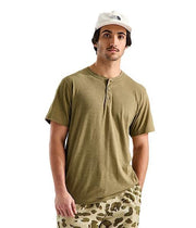 Men's Tri-Blend Short Sleeve Henley