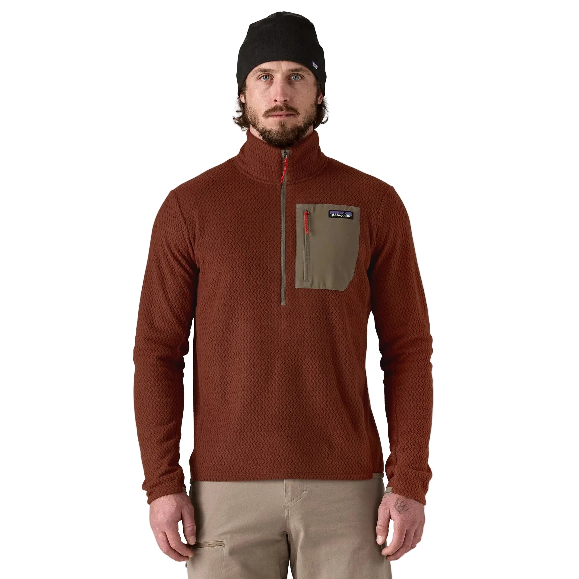 Mens R1 Air Fleece ZipNeck