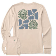 Women's Groovy Quad Floral Long Sleeve