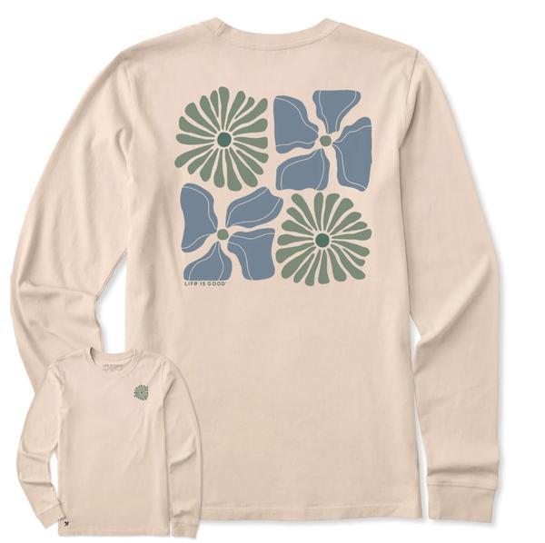 Women's Groovy Quad Floral Long Sleeve