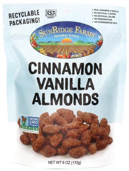 Vanilla Cinnamon Almonds 6oz