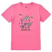 Kid's Shine On Daisies/Fireflies Short Sleeve