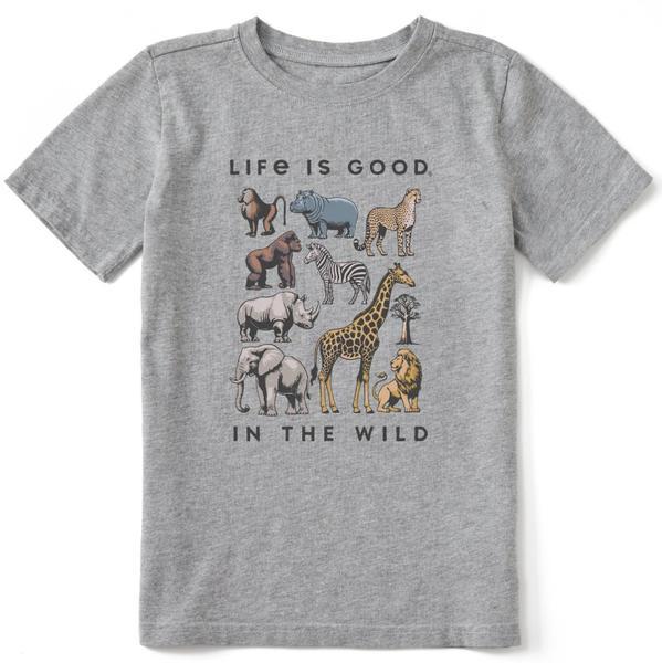 Kid's In the Wild Animals Short Sleeve