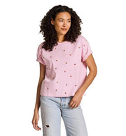 Women's Cherry Pattern Short Sleeve