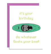 Float Your Boat Birthday Card