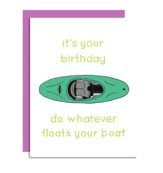Float Your Boat Birthday Card