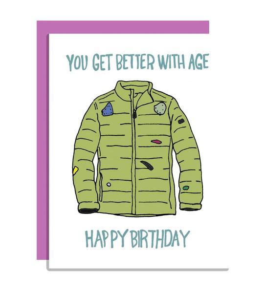 Better With Age Birthday Card