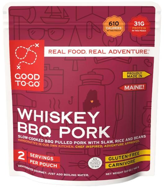 2p Whiskey Pulled Pork w/ Slaw