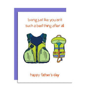 Bad Thing Fathers Day Card