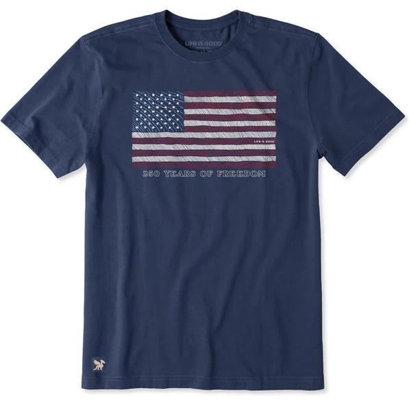 Men's 250 Years of Freedom Flag Short Sleeve