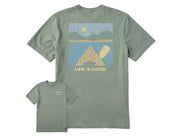 Men's Woodblock Kayak Tee