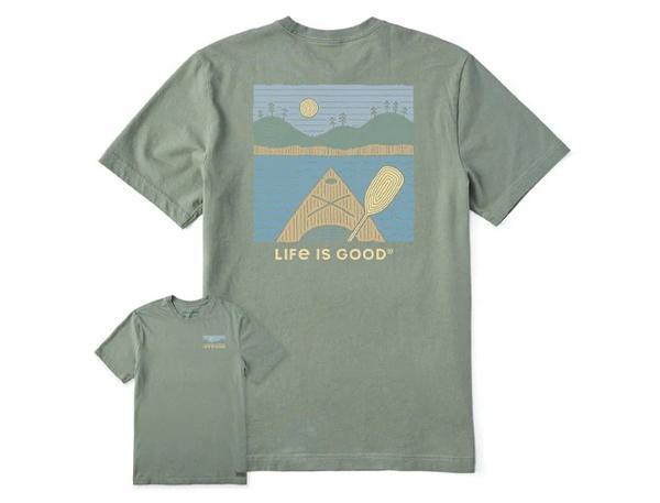 Men's Woodblock Kayak Tee
