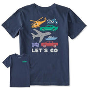 Kid's Let's Go Vehicles Tee