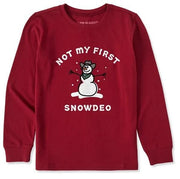 Kid's Not my First Snowdeo Long Sleeve