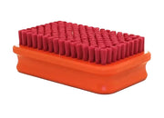 Brush Rect. Fine Red Nylon