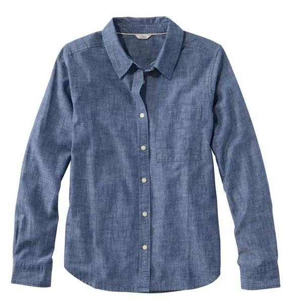 Women's Chambray Long Sleeve Shirt