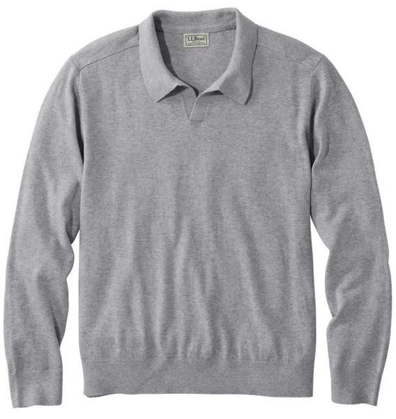 Men's All Seasons Cotton Polo Sweater