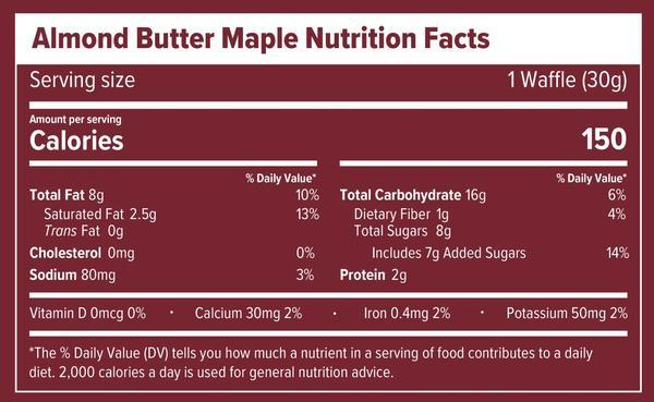 Waffle - Almond Butter Maple