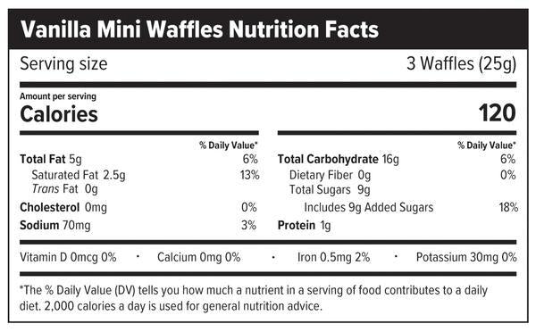 Mini Waffles - Vanilla