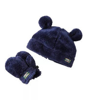 Toddler HI-Pile Ear Hat  Mitten Set