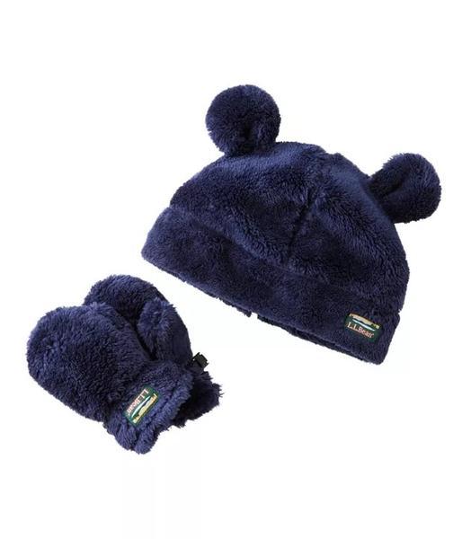 Toddler HI-Pile Ear Hat  Mitten Set