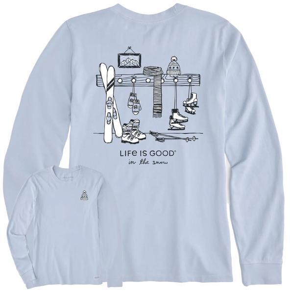 Women's Life is Good in the Snow Long Sleeve