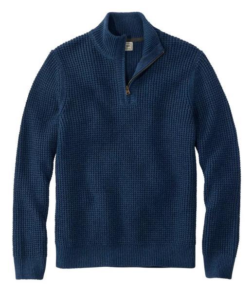 Men's Beans Waffle 1/4 Zip
