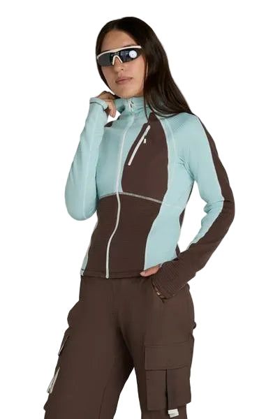 Women's Joytrek Grid Fleece Full Zip Hoodie